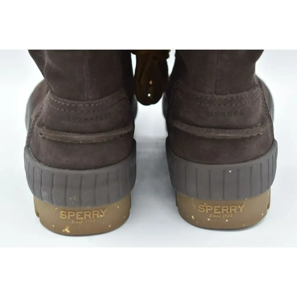 Sperry Womens Size 8 Torrent Lace Up Brown Waterproof‎ Winter Boots STS86833